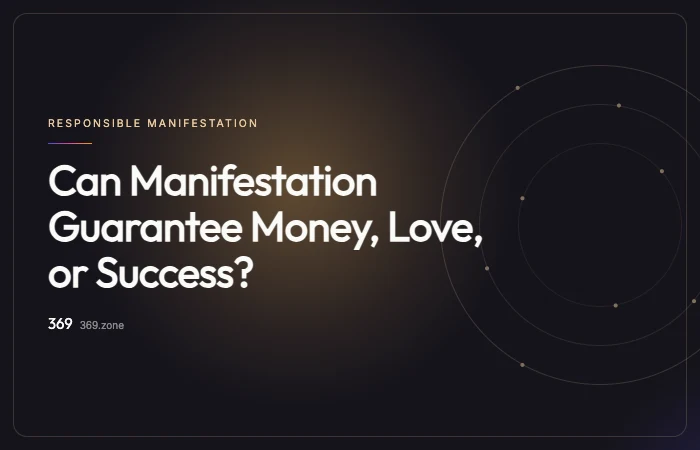 Illustration for “Can Manifestation Guarantee Money, Love, or Success?”