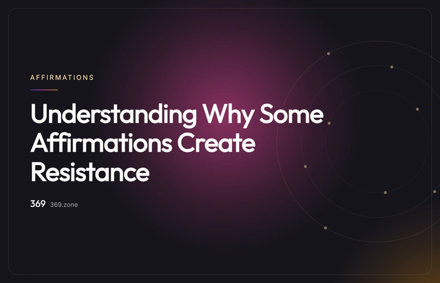 Illustration for “Understanding Why Some Affirmations Create Resistance”